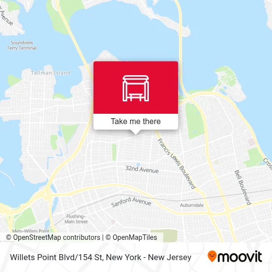 Willets Point Blvd/154 St map