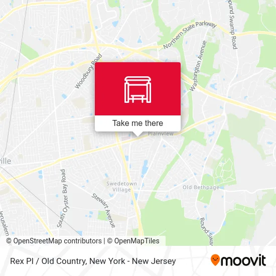 Rex Pl / Old Country map