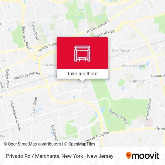 Privado Rd / Merchants map