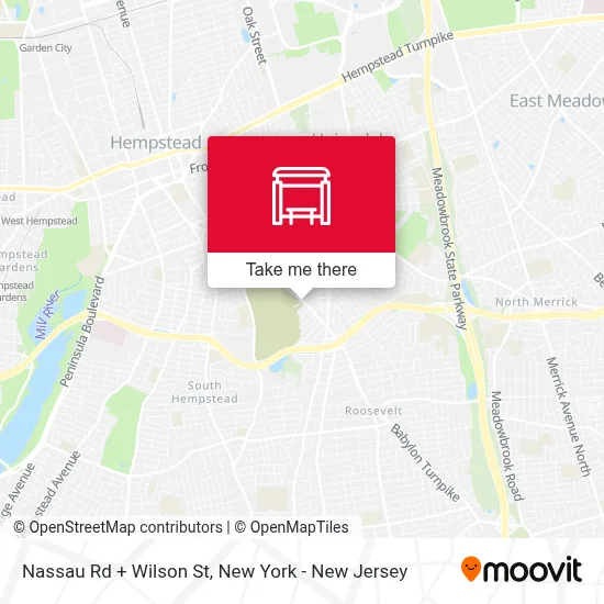 Nassau Rd + Wilson St map