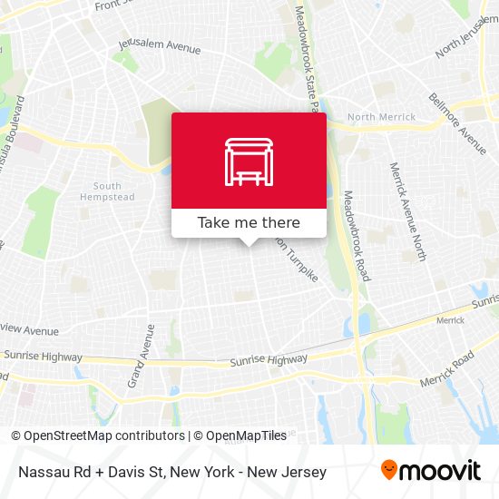 Nassau Rd + Davis St map