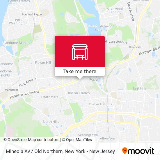 Mineola Av / Old Northern map
