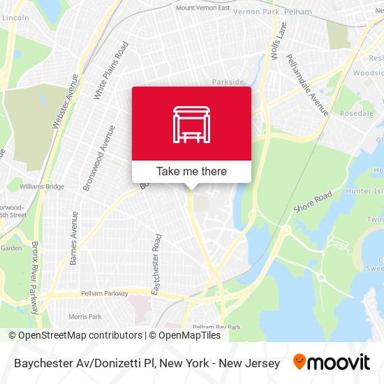 Baychester Av/Donizetti Pl map