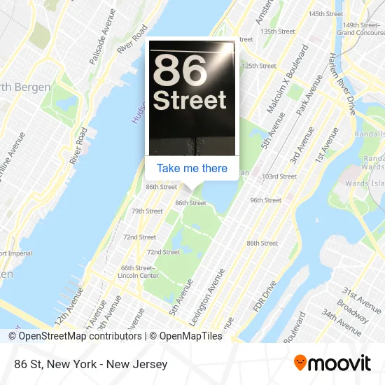 86 St map