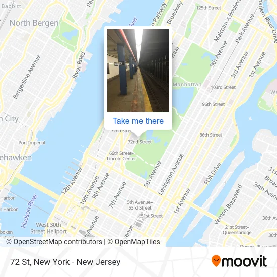 72 St map