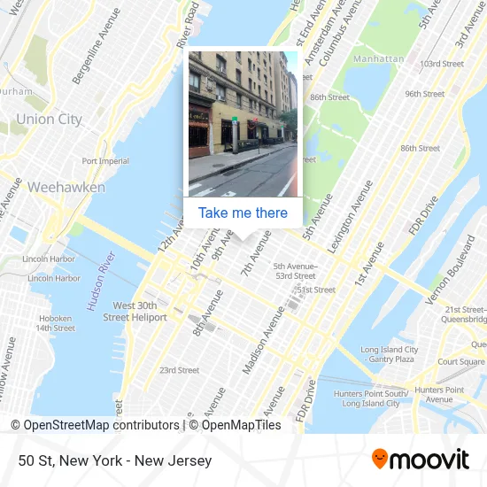 50 St map