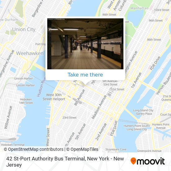 Mapa de 42 St-Port Authority Bus Terminal