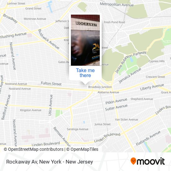 Rockaway Av map