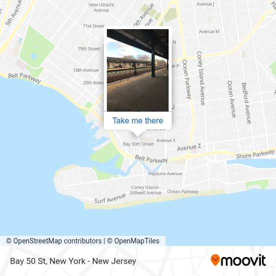 Bay 50 St map