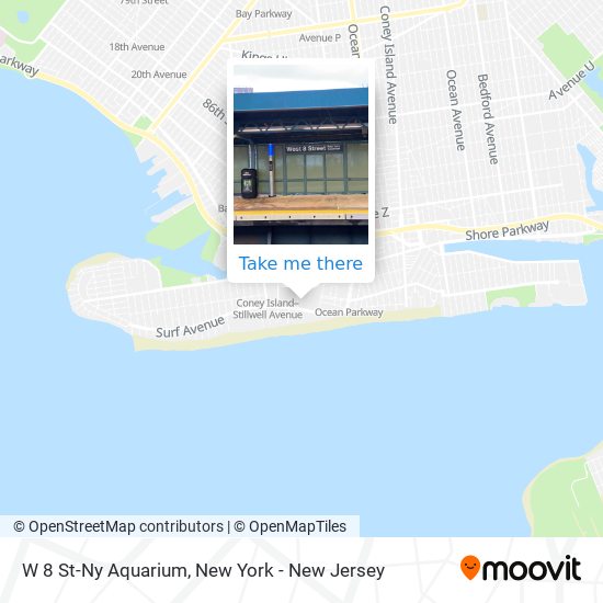 W 8 St-Ny Aquarium map