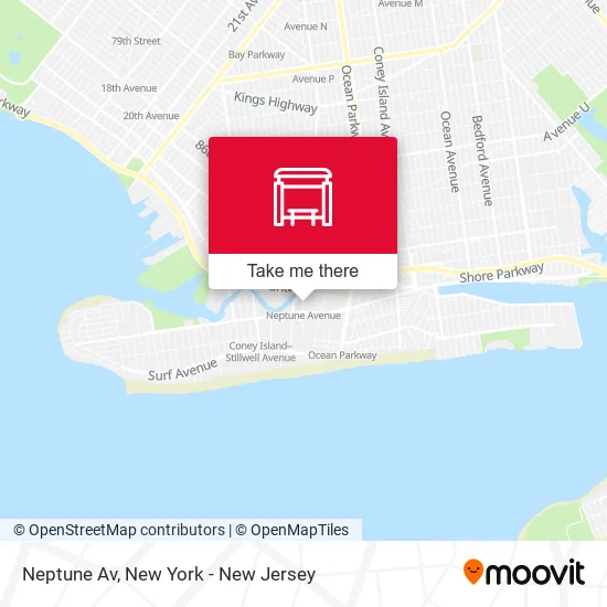 Neptune Av map