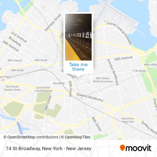 74 St-Broadway map