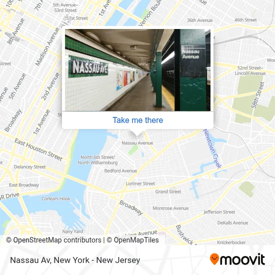 Nassau Av map