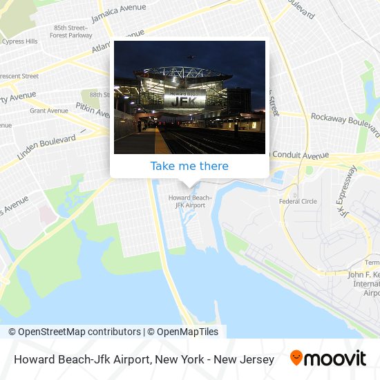 Howard Beach-Jfk Airport map