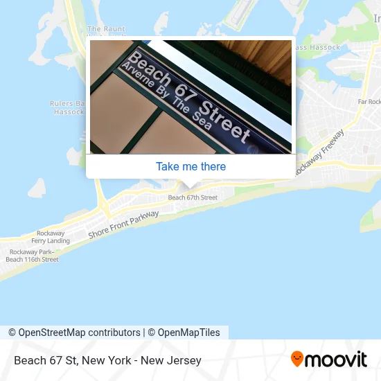 Beach 67 St map