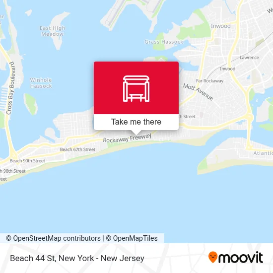 Beach 44 St map