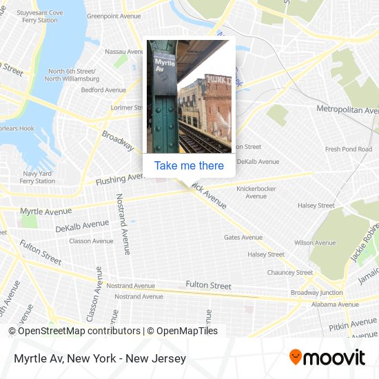 Mapa de Myrtle Av