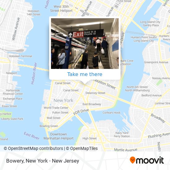 Bowery map