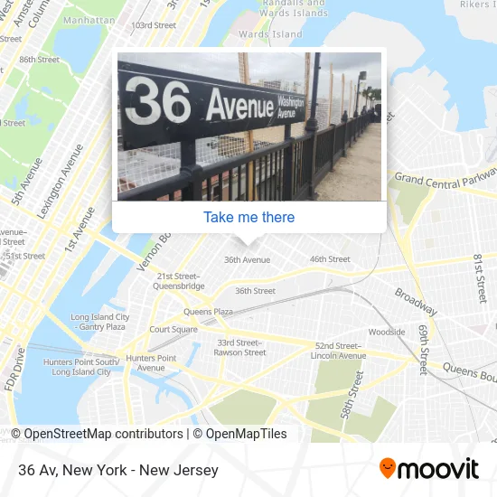 36 Av map