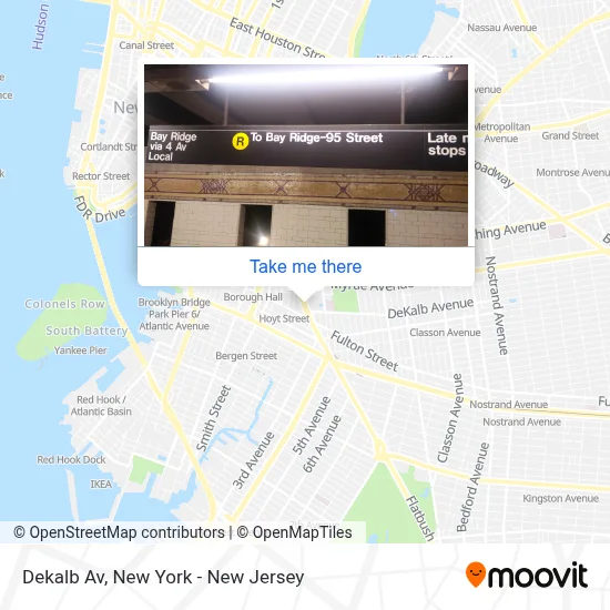 Dekalb Av map