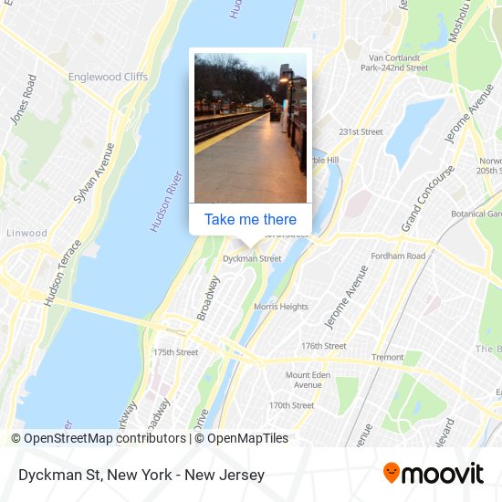 Dyckman St map