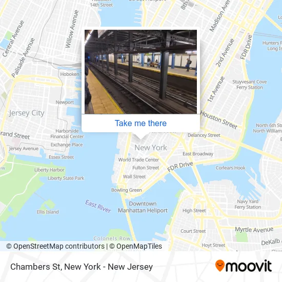 Chambers St map