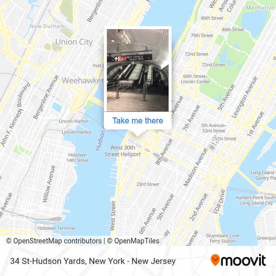 34 St-Hudson Yards map
