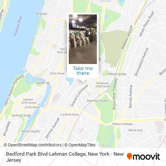 Bedford Park Blvd-Lehman College map