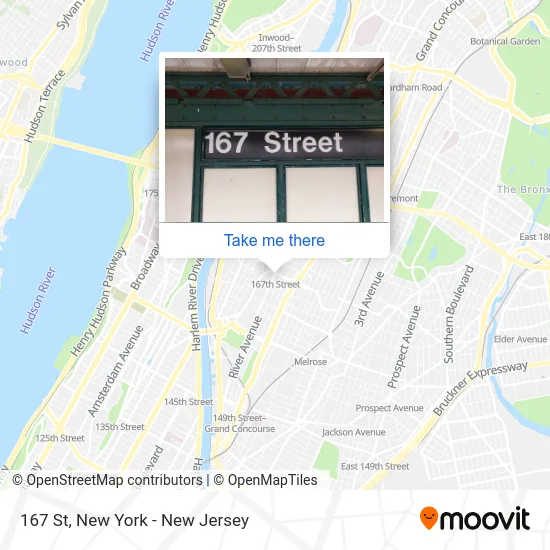 167 St map