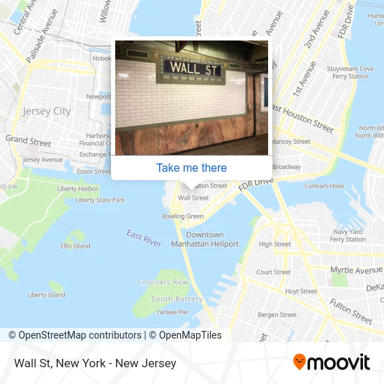 Wall St map