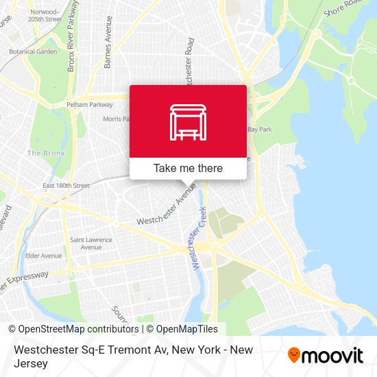 Mapa de Westchester Sq-E Tremont Av