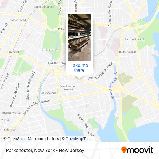 Mapa de Parkchester