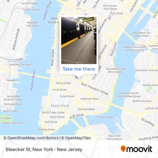 Bleecker St map