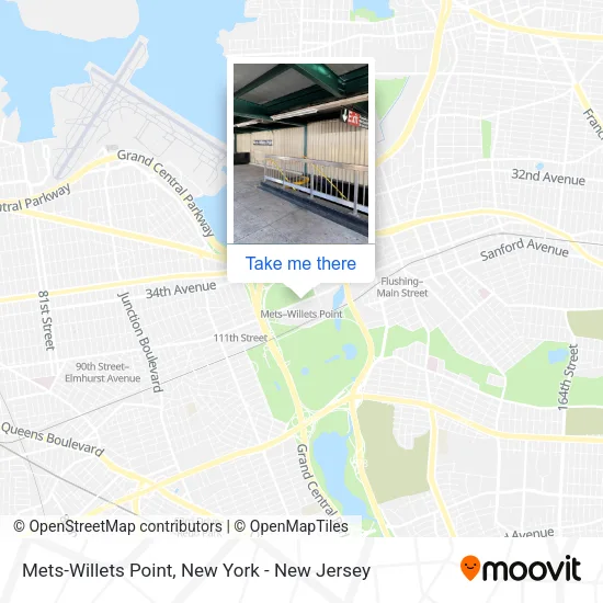 Mets-Willets Point map