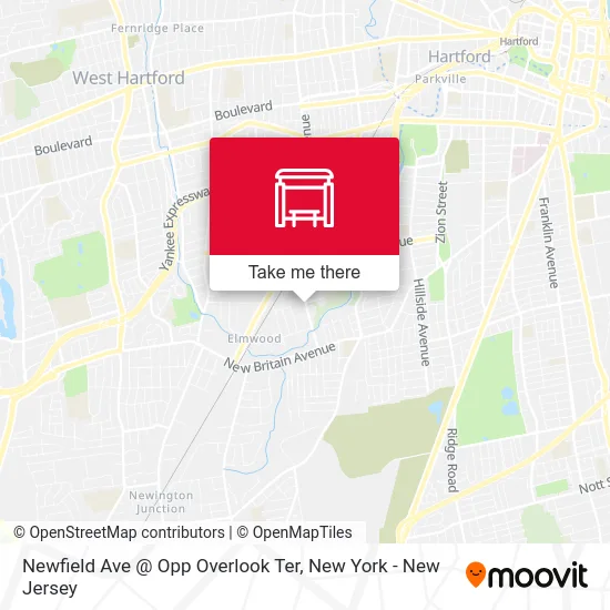 Newfield Ave @ Opp Overlook Ter map