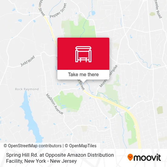 Spring Hill Rd. at Opposite Amazon Distribution Facility map