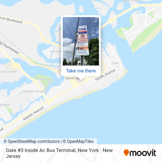 Gate #3 Inside  Ac Bus Terminal map