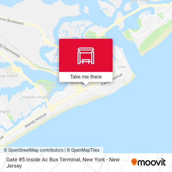 Gate #5 Inside Ac Bus Terminal map