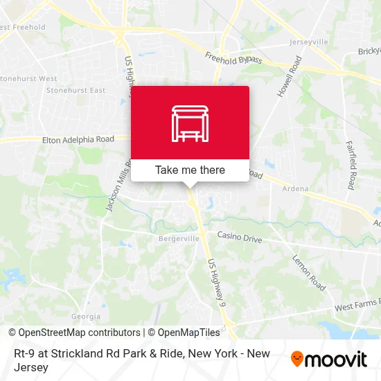 Rt-9 at Strickland Rd Park & Ride map
