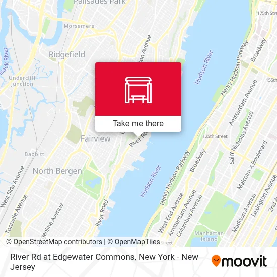 River Rd at Edgewater Commons map