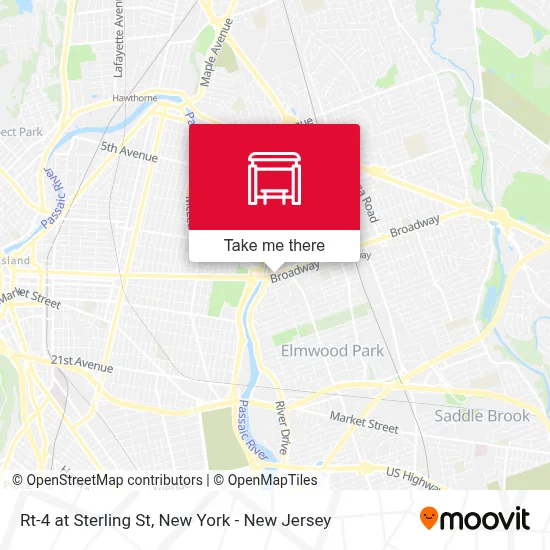 Rt-4 at Sterling St map
