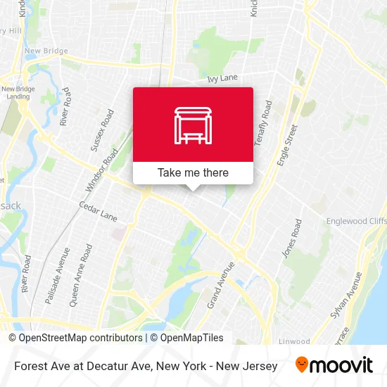 Forest Ave at Decatur Ave map