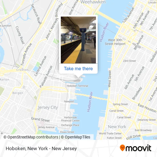 Hoboken map