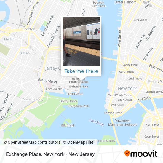 Exchange Place map