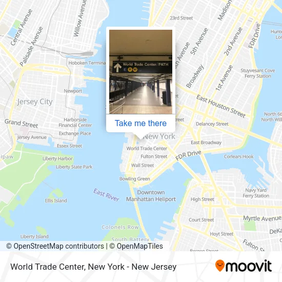 World Trade Center map