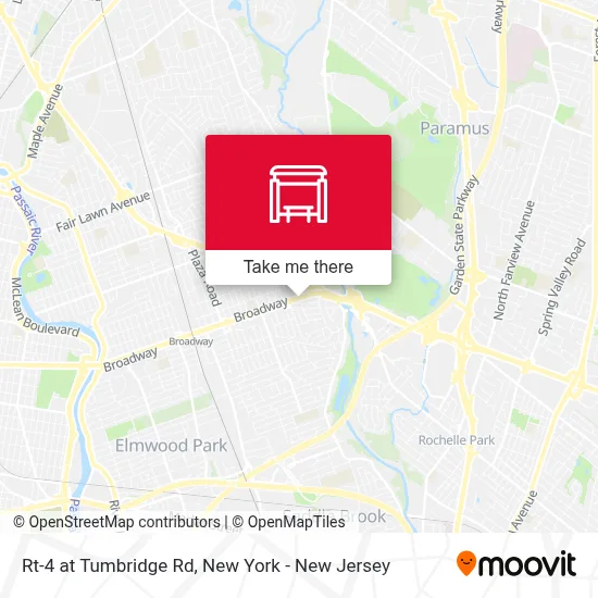 Rt-4 at Tumbridge Rd map