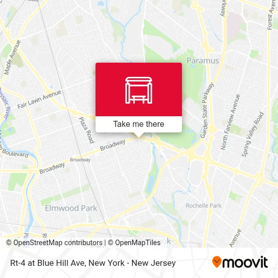 Rt-4 at Blue Hill Ave map