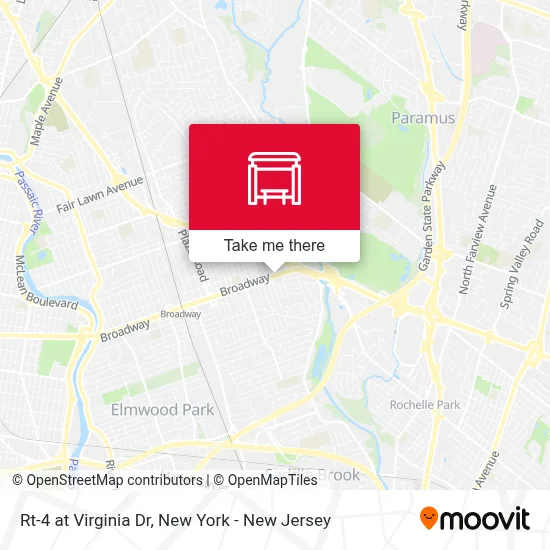 Rt-4 at Virginia Dr map