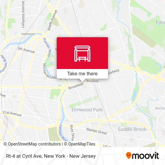 Rt-4 at Cyril Ave map