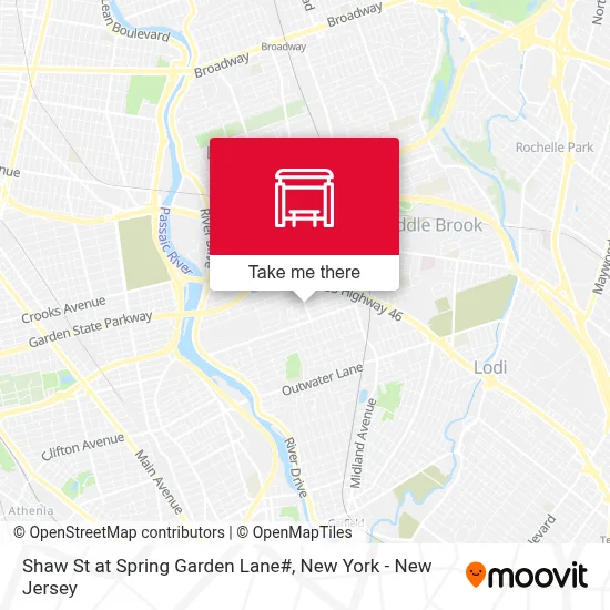Shaw St at Spring Garden Lane# map